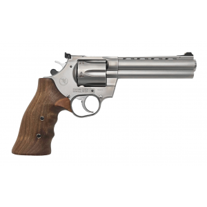 Nighthawk Custom Korth Silver Mongoose 357 Magnum 525 Barrel Turkish Walnut Grip Revolver