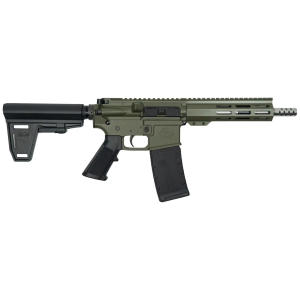GLFA AR15 PISTOL WBRACE 223 WYLDE 75 SS BARREL OD GREEN