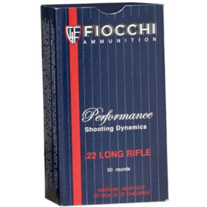 FIOCCHI 22flrn Shooting Dynamics Sport And Hunting 22 Lr 40 Gr Lead Round Nose (lrn) 50rd Box