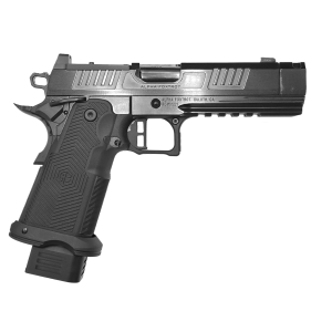 Alpha Foxtrot AF1911-Romulus, 9mm, 4.25 Comp'd Bull Barrel, 2 Magazines, 2 Optics Plates, Polished DLC, Pistol - Alpha Foxtrot