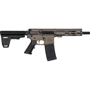 GLFA AR15 PISTOL WBRACE 223 WYLDE 75 NITRIDE TUNGSTEN