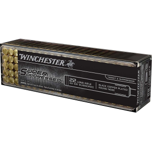WINCHESTER Ammo Sup22lrhp Super Suppressed 22 Lr 40 Gr Lead Round Nose (lrn) Subsonic 100 Box