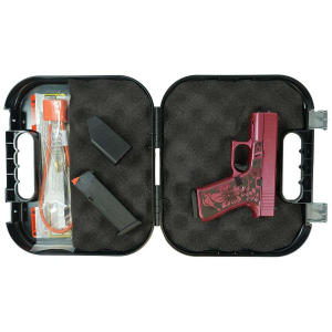 GLOCK 43X FS 9MM WFRONT RAILS USA Cherry Blossom Engraved Medusa Pink