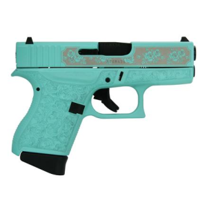 Glock 43 Gen 4 Tiffany Glock  Roses Subcompact Handgun 9mm Luger 6rd Magazines 2 341 Barrel USA