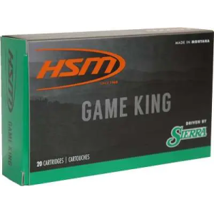 HSM 300RUM11N Game King 300 RUM 150 gr Spitzer Boat Tail (SBT) 20 Bx/ 20 Cs