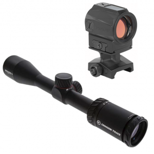 HOLOSUN SCRS-MRS Multi-Reticle 7075 Solar Charging Red Dot Rifle Sight w/ Crimson Trace 3-9 Rifescope