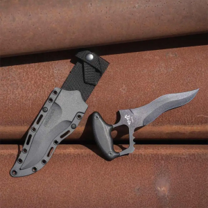 COLD STEEL DEMKO KRISS PUSH DAGGER 6 BLADE SK-5 STEEL MICARTA HANDLE