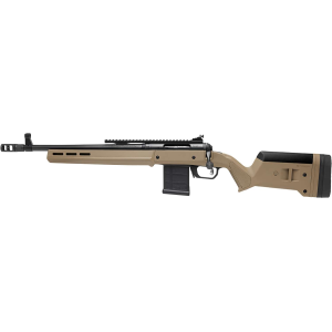 Savage Arms 58195 110 Scout Full Size 5.56 NATO 10+1 16.50 Flat Dark Earth Threaded Barrel, Picatinny Rail Carbon Steel Receiver, Magpul Hunter Synthetic Stock Left Hand