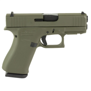 GLOCK 43X 9MM 10RD OD GREEN FRT RAIL