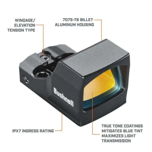 Bushnell Bushnell RXC-200 Red Dot Sight 6 MOA 1x25mm Compact - $199.95 at BattleHawk Armory