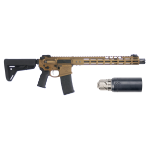 NOVESKE Infidel Gen 4 Burnt Bronze W/ Amigo Suppressor Bundle 306006005132 306006005132