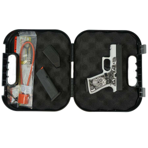 GLOCK 43X FS 9MM WFRONT RAILS Sugar Skull with Optic Cut