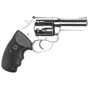 Charter Arms 73539 Mag Pug Revolver SingleDouble 357 Magnum 3 5 Rd Black Rubber Grip Polished Stainless