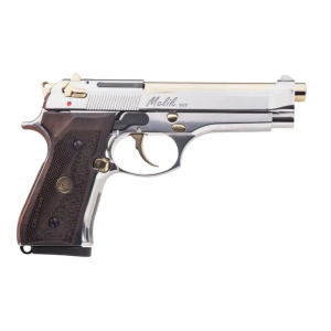 DERYA Firearms 10l.melik9.ng.tr Melik 9mm Luger 10+1 4.90 Gold Tin Steel Barrel, Black Melonite Serrated Steel Slide, Black Aluminum Frame, Black Polymer Grip 850067243656 850067243656