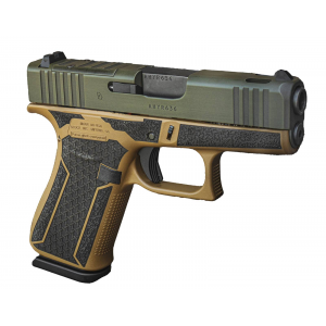 GLOCK 43x Mos 9mm Ported Barrel Shark Coast Tactical Happy Little Trees Pistol