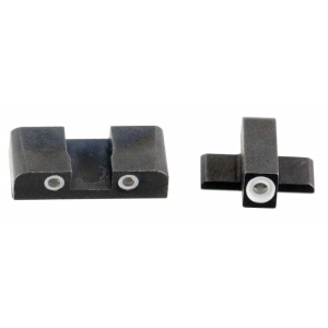 AmeriGlo SG161 Classic 3 Dot Night Sight Sig P226/P239 Tritium Green w/White Outline Front Tritium Green w/White Outline Rear