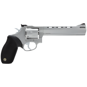 TAURUS 2627069 627 Standard 357 Mag 7 Round 6.50 Stainless Steel Black Ribber Grip