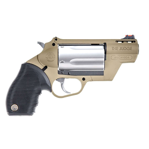 Taurus Public Defender Judge Poly 410 2 5 Round Flat Desert Earth Revolver