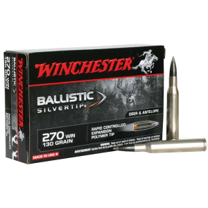 WINCHESTER Ammo Sbst270 Ballistic Silvertip 270 Win 130 Gr Polymer Tip 20 Box