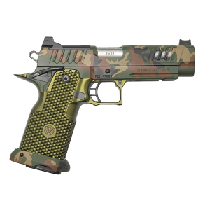 Vulcan Gods Plaid Edition M81 ODG Grip Staccato 2011 P XCut Optic Ready 44 Ported 9mm Pistol
