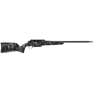 Christensen Arms Evoke Hunter 7mm BC 20 3+1 Black Cerakote, Brush Camo Hybrid Hunter Stock Bolt Action Rifle