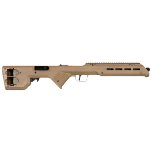 Desert Tech TRKRF2218FDE TREK-22 Flat Dark Earth Compact 22 LR 18 Free Floating Steel Barrel, Picatinny Rail Receiver, M-LOK Handguards, Fixed Polymer Stock, Suppressor Ready
