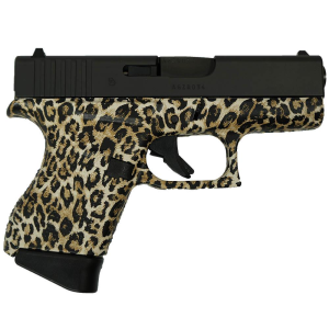 Glock 43 Custom Leopard Print Handgun 9mm Luger 6rd Magazines 2 34 Barrel USA