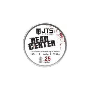 Jts Shotguns JTS PELLETS DEAD CENTER 25 DOMED 25.39GR 150CT - $9.30 at BattleHawk Armory