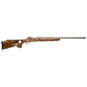 SAVAGE 18516 12 Btcss Bolt 223 Rem 26 4+1 Laminate Thumbhole Brown Stk Stainless Steel