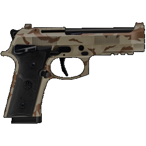 Beretta 92XI Desert DPM, 9mm, 4.7 Barrel, 2- 18rd Magazines, Optics Ready, Pistol