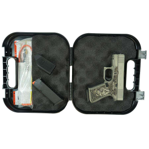 GLOCK 43X FS 9MM WFRONT RAILSBattleworn Slide w Mask