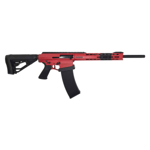 Genesis Arms Gen-12 3Gun Edition, 12 Gauge, 18.625 Barrel, 1- 10rd Magazine, Red & Black, Semi-Auto Shotgun - Genesis Arms