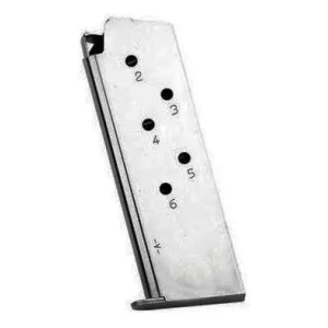 MEC-GAR MAG COLT OFFICER 45 6RD NKL