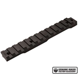 Ruger 90673 Precision Rimfire 0 MOA Picatinny Alumonum Black Hard Coat Anodized