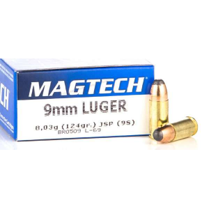 Magtech RangeTraining Luger JSP Ammo