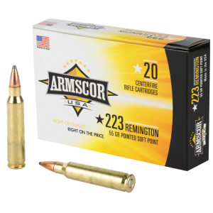 ARMSCOR Ac2232n Rifle 223 Rem 55 Gr Psp Interlock Bt 20 Bx/ 50 Cs