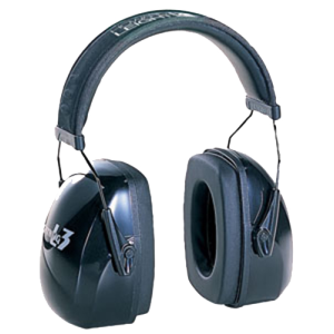 Howard Leight R03318 Leightning L3 Earmuffs Foam 30 dB Over the Head Black Ear Cups w/Black Band