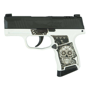P365 9MM 3.1 BLK STRKR XRAY3 OPTIC READY 2MAG-SUGAR SKULL