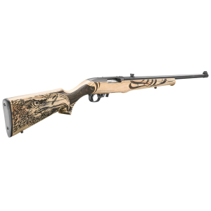 RUGER 1022 22LR EAGLE SCENE BLUED NATURAL LAMINATE STOCK