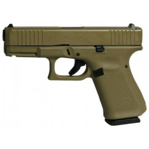 GLOCK G19 GEN5 9MM FXD WFRONT SERRATIONS 15RD FDE