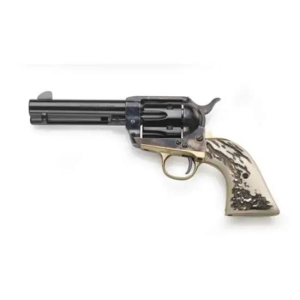 TAYLORS And Company Og1409 1873 Cattleman 45 Colt (lc) 6 Round 4.75 Blued Case Hardened Stag Imitation Grip