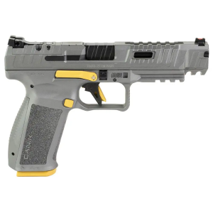 Canik CANIK SFX RIVAL 18RD 9MM 5IN RED FIBER OPTIC SIGHT CANIK RIVAL GREY PLASTIC CASE AND ACCESSORIES INCLUDED FACTORY USED - $563.12 at BattleHawk Armory