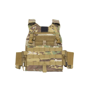 Guard Dog Security GUARD DOG BODY ARMOR TRACKR PRO PLATE CARRIER W/ FRONT PLACARD MULTICAM ADJUSTABLE - $109.00 at BattleHawk Armory