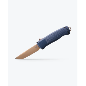 Benchmade Shootout, Crater Blue Grivory, Tanto Blade, OTF Automatic Knife