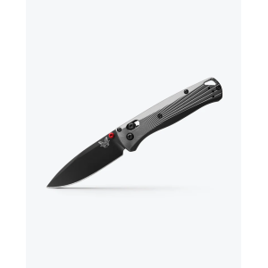 Benchmade Bugout, Gray Aluminum, Drop-Point Blade, Folding Knife