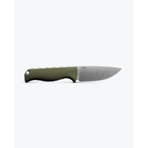 Benchmade Steep Country, Dark Olive, Santoprene Grip, Drop Point, Fixed Blade, Hunting Knife