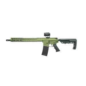 BRO 16 5.56 Spec 15 Rifle 15 MLOK - w/ ZeroTech Trace red dot - BULLFROG
