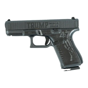 GLOCK G19 GEN5 9MM FXD WFRONT SERRATIONS 15RD Trump 47th