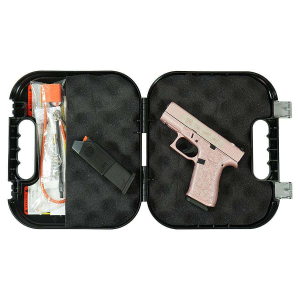 GLOCK 43X MOS FXD 55lb wfront rails Gun  Roses Engraved Rose Gold