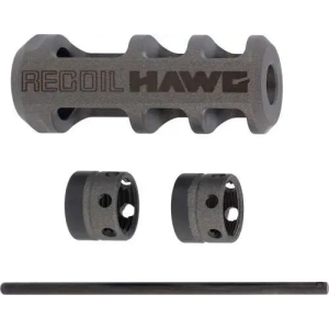BG SPORTER RECOIL HAWK MUZZLE BREAK TUNGSTEN.30CAL & SMALLER